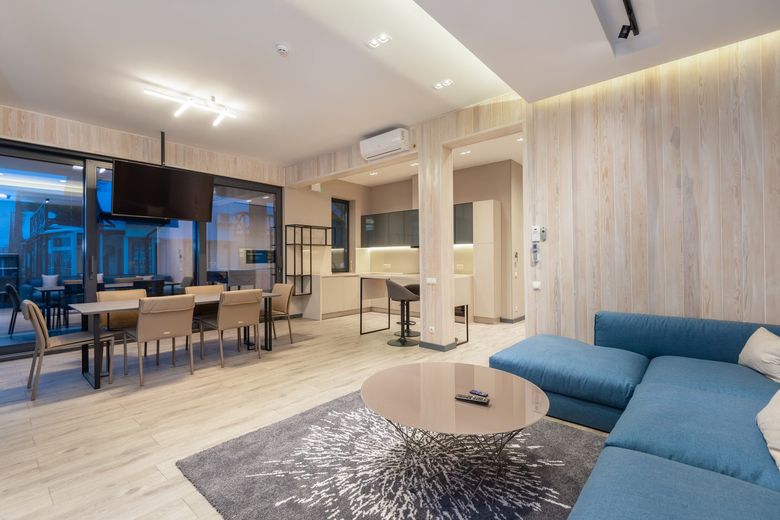 Определение функциональных зон в коттедже Madison Park